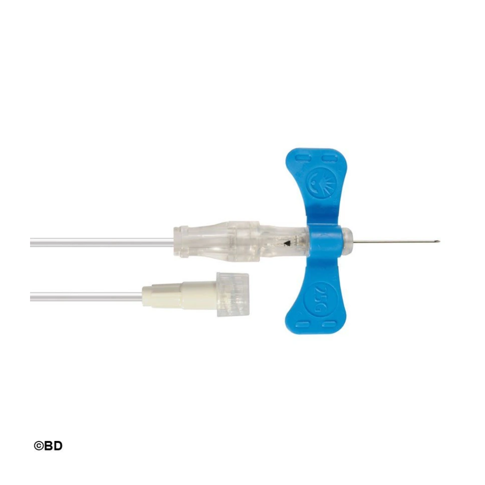 BD Vacutainer Push Button Blutentnahme Set 25 G x 3/4'', 30 cm Schlauchlänge