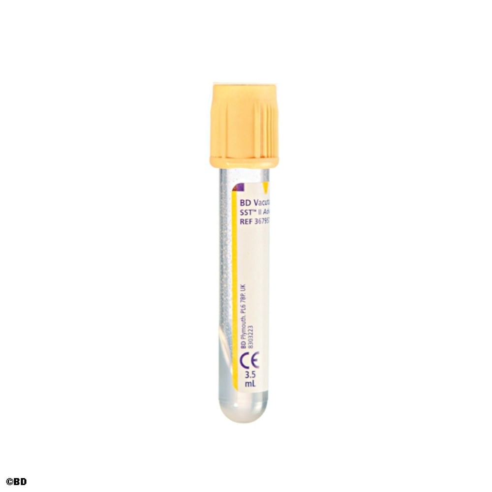 [BEC 367957] BD Vacutainer SST II Advance Serum Röhrchen aus PET, 3,5 ml, Trenngel und