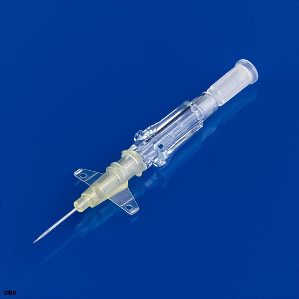 [BEC 381311] BD Insyte-N Venenverweilkatheter Mit Flügeln, 24 G, 0,7 x 14 mm, gelb