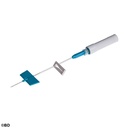 BD Saf-T-Intima Venenverweilkatheter Ohne Y-Anschluss, 22 G, 0,9 x 19mm, blau