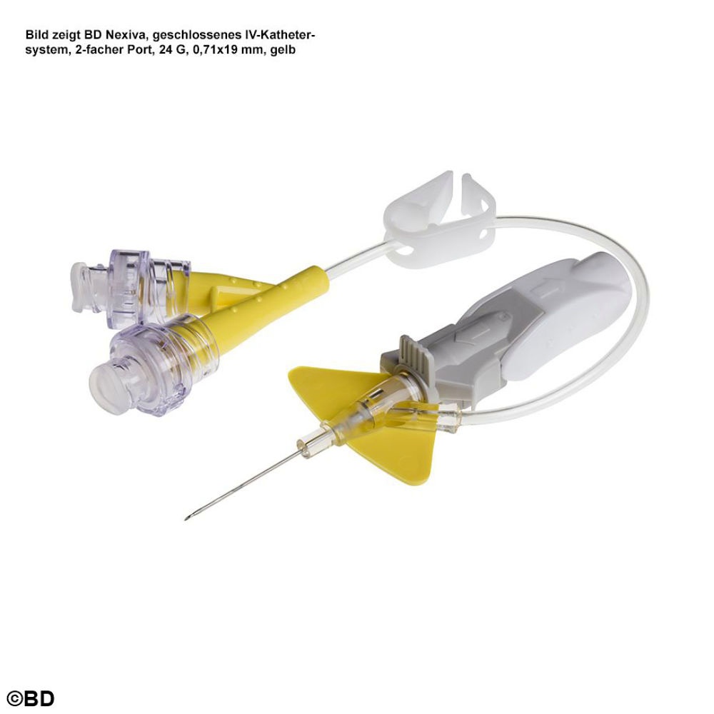 [BEC 383531] BD Nexiva, geschlossenes IV-Katheter System, 2-facher Port, 24 G, 0,71x19 mm