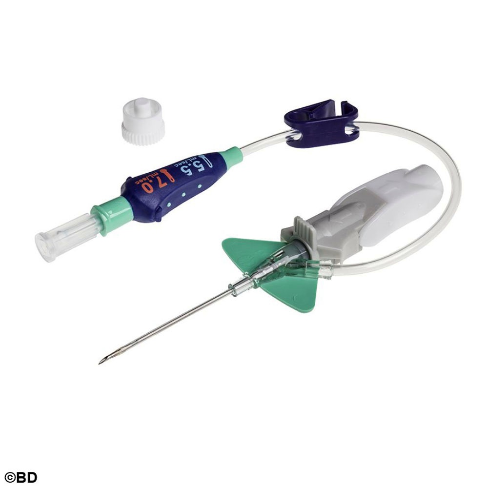 BD Nexiva Diffusics, geschlossenes IV Kathetersystem 18 G, 1,65 x 32 mm, grün