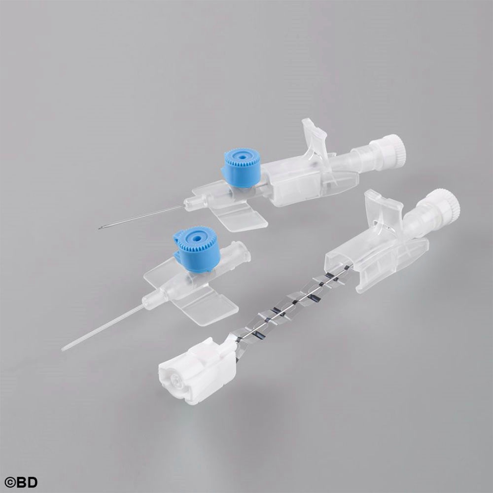 [BEC 393222] Venflon Pro Safety 22 G, 0,9 x 25 mm Blau, Sicherheitsvenenverweilkatheter