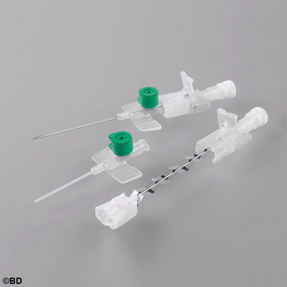 [BEC 393227] Venflon Pro Safety 18 G, 1,3 x 45 mm Grün, Sicherheitsvenenverweilkatheter