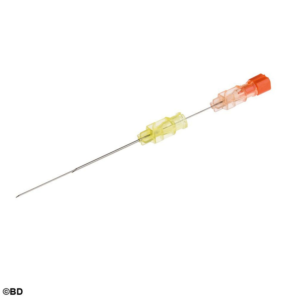 BD Spinalkanüle 25 G x 3 1/2'' 0,5 x 90 mm, im Set mit Einführkanüle