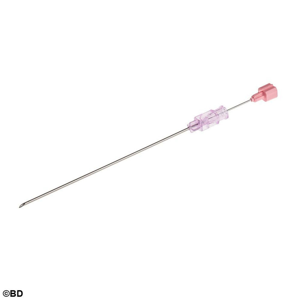 BD Spinalkanülen 18 G x 3 1/2'' 1,2 x 90 mm, rosa (25 Stck.)