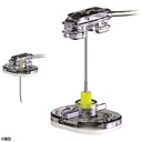 SafeStep Huber Nadelset zur Portpunktion Ohne Y-Adapter, 19 G 12,7 mm (25 Stck.)