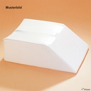 Beinhochlagerungskeil doppelt weiß Phthalatfrei, 60 x 44 x 18 cm