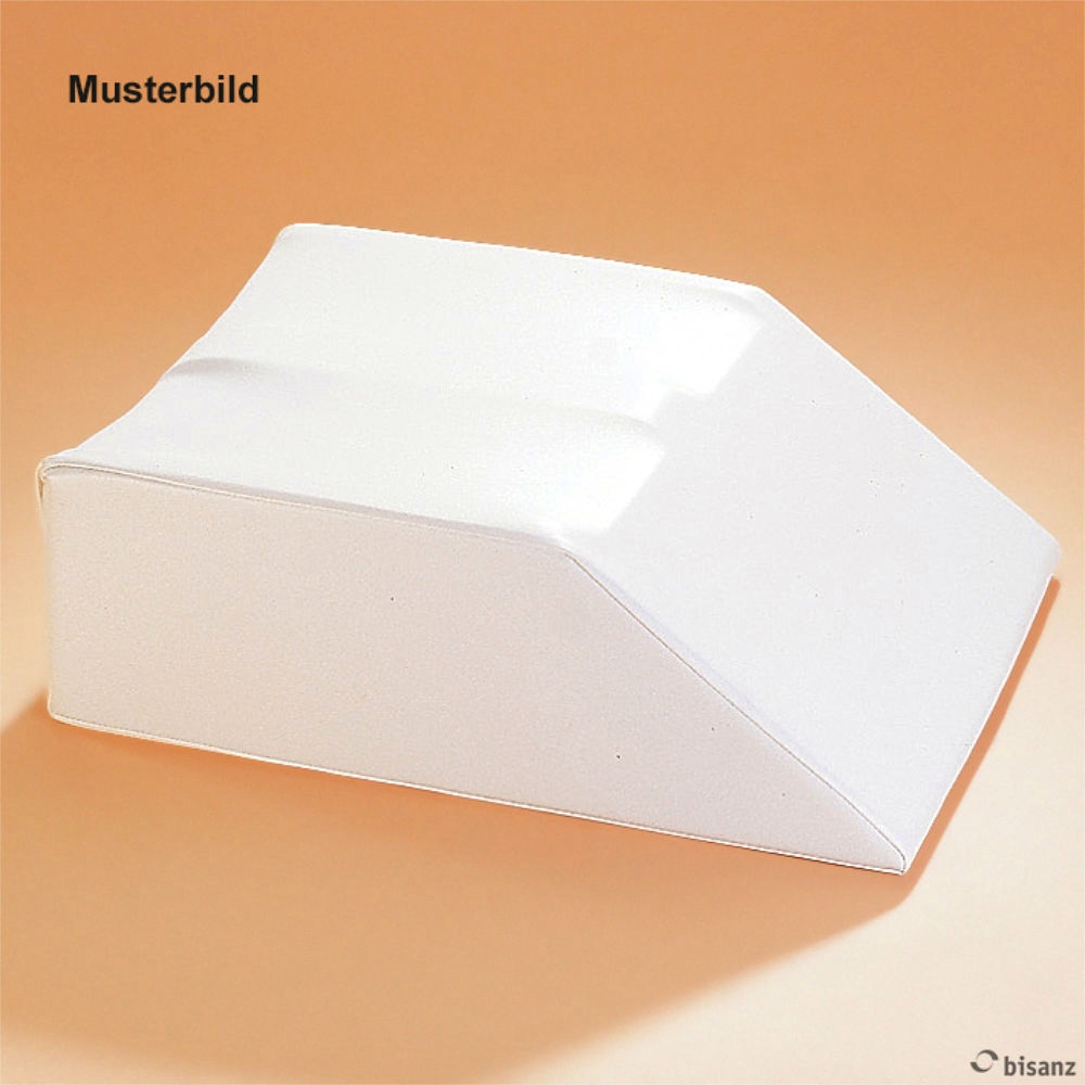 [BIS 1340203KL] Beinhochlagerungskeil doppelt weiß Phthalatfrei, 72 x 44 x 35 cm
