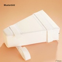 Spreizkeil mit Fixierung weiß Phthalatfrei, 30 x 25/8 x 14 cm