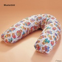 Stillkissen 185 cm Länge Mit Bifill, mit Baumwollbezug bunt