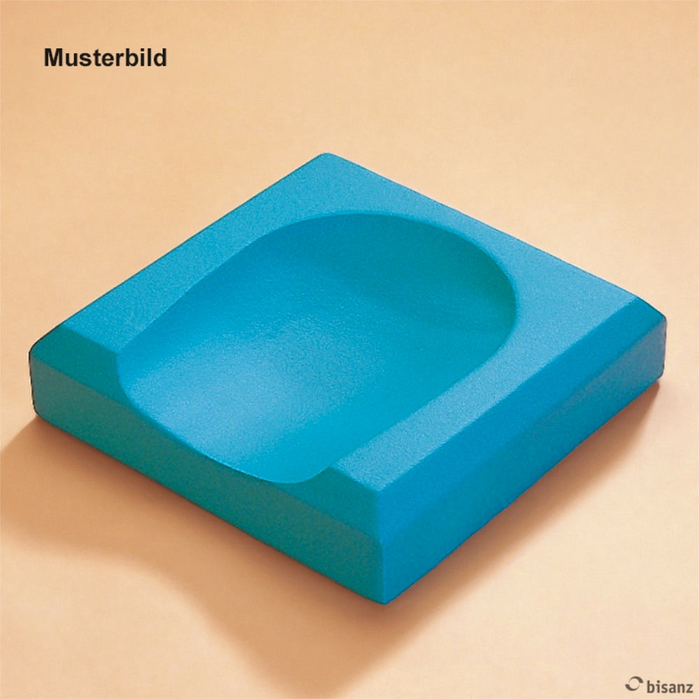 Kopflagerungskissen flach blau 22 x 22 x 5 cm