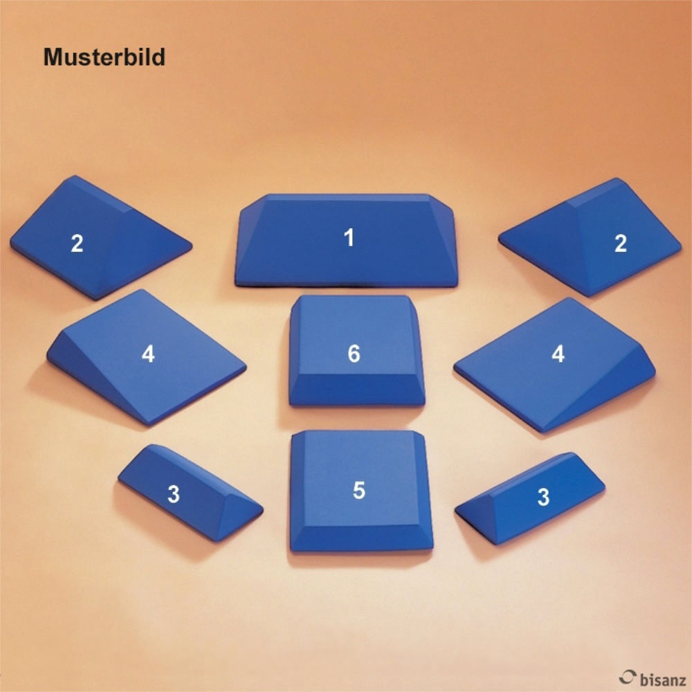 [BIS 680005PU.15] Röntgenfixierkeil Nr. 3, blau Kleiner Dachkeil, 18 x 10 x 5 cm