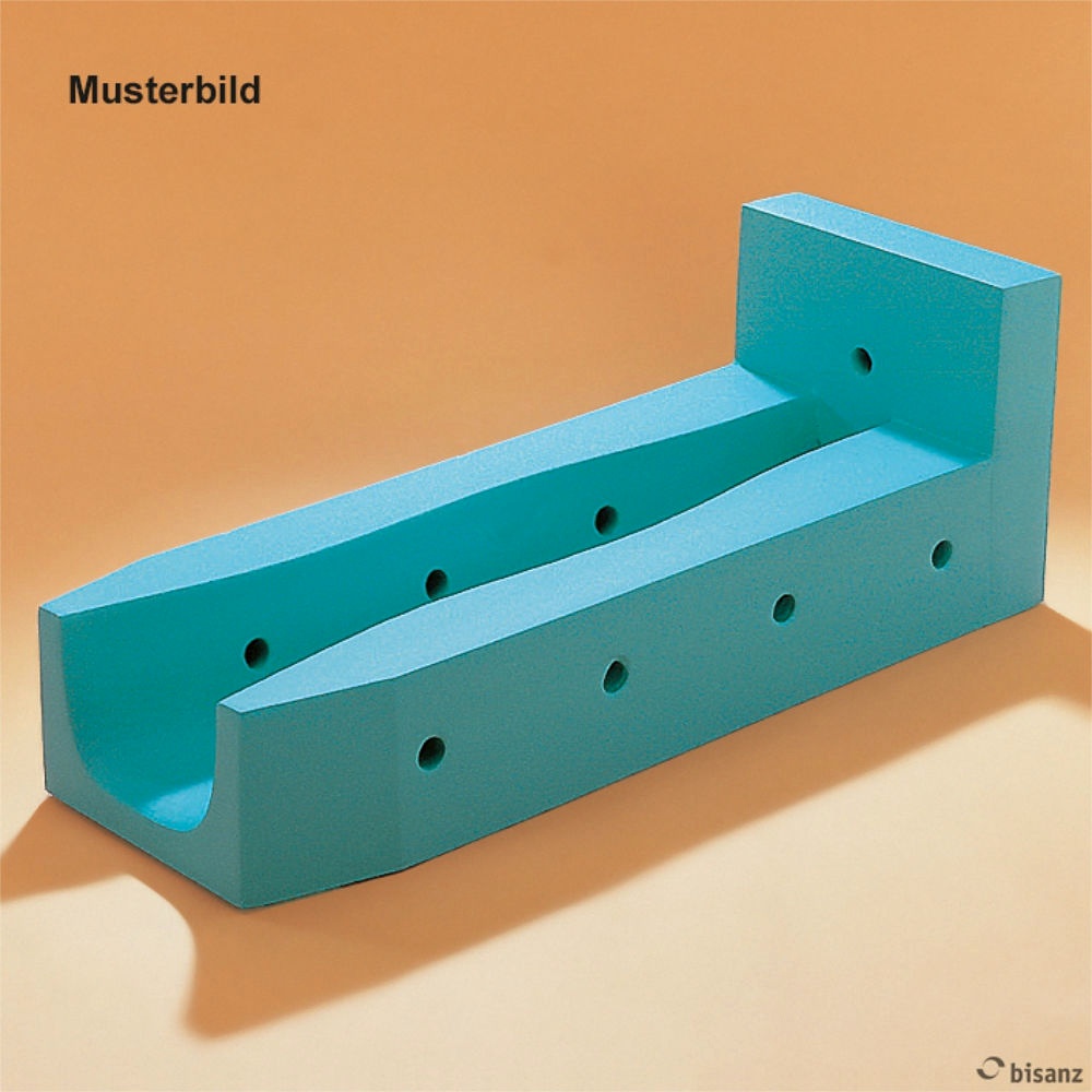 [BIS 710100.23] Beinlagerschiene Modell 2 feuerrot Kunstleder