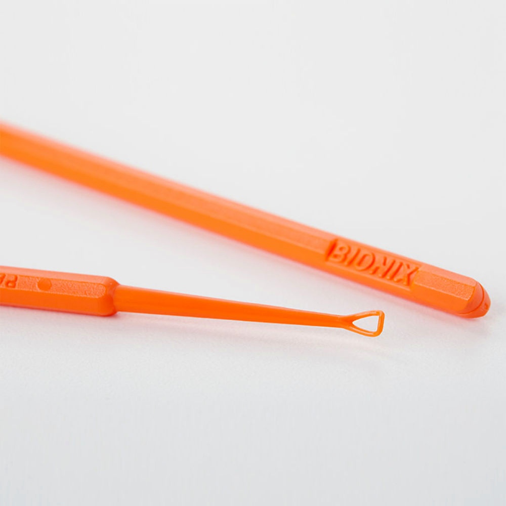 [BIX 2999] Einmal-Kunststoff-Ohrküretten Contro, orange (50 Stck.)
