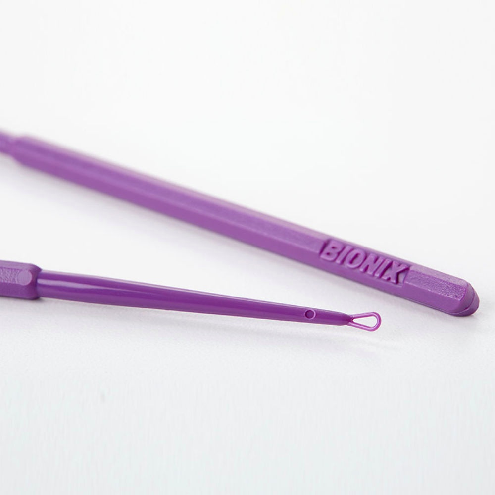 Einmal-Kunststoff-Ohrküretten Versa, violett (50 Stck.)