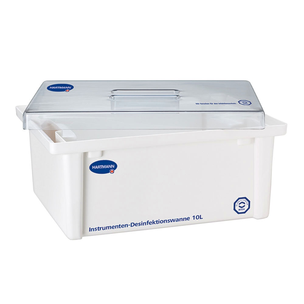BODE Desinfektionswanne 10 Ltr. Kpl. Mit Siebeinsatz und Deckel