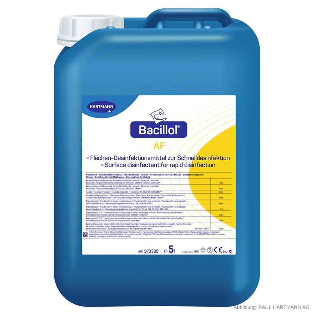 [BOD 973389] Bacillol AF 5 Ltr. Flächenschnelldesinfektion