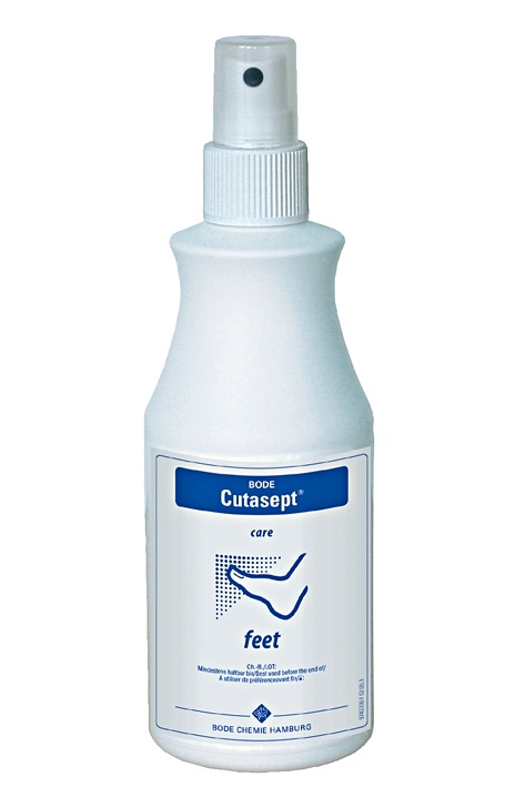 [BOD 974370] Cutasept feet 250 ml Fußspray Überkopf-Sprühflasche