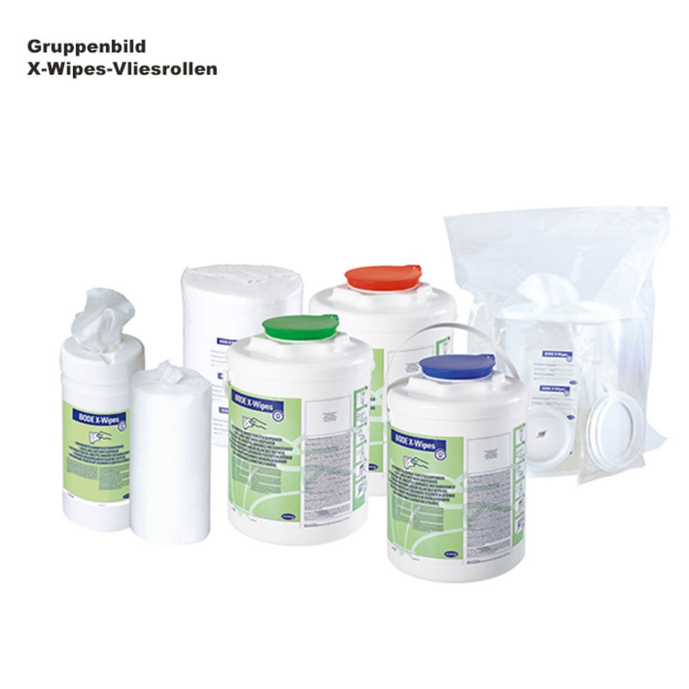 BODE X-Wipes Vliesrolle (90 T.) Im Folienbeutel mit komplettem