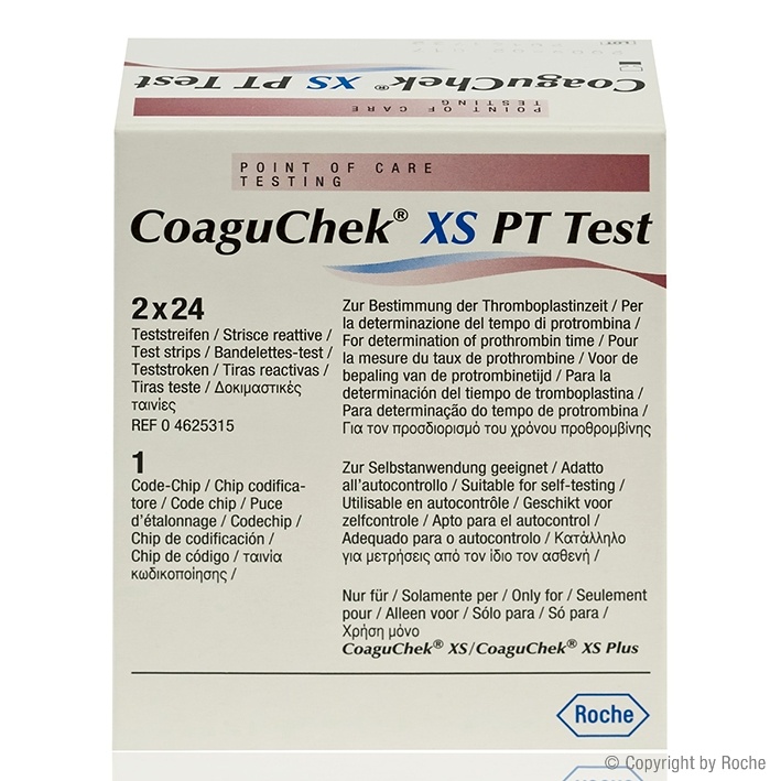 [BOE 04625315016] CoaguChek XS PT Test (2 x 24 T.) - ohne PZN