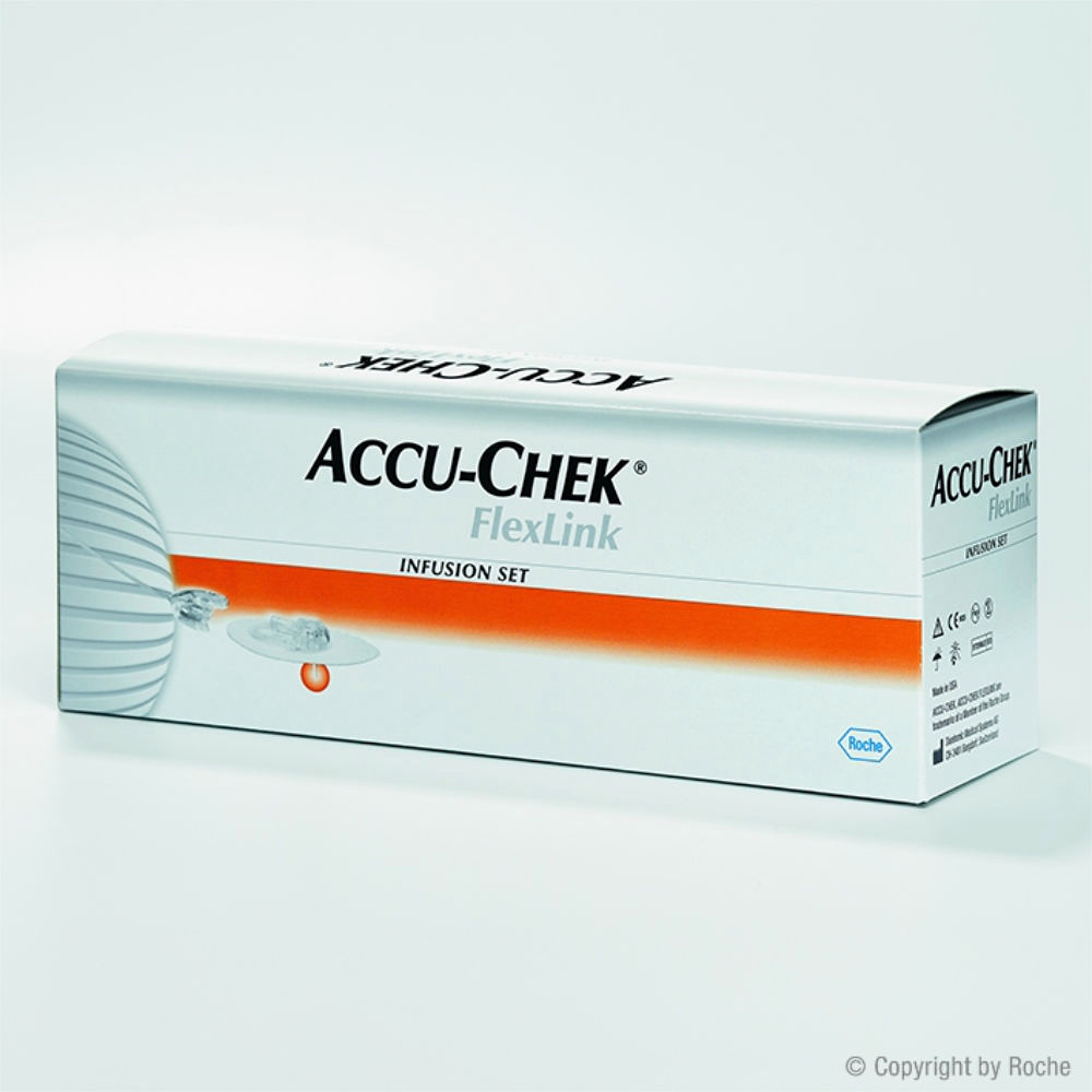 [BOE 04626435001] Accu-Chek FlexLink Infusionsset: 8 mm Kanüle, 60 cm Schlauch (10 Set)