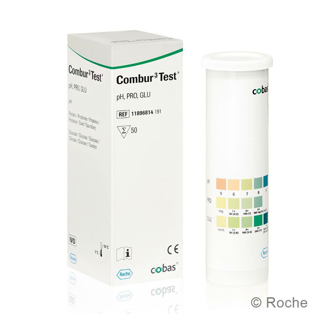 [BOE 11896814191] Combur-3-Test Harnteststreifen (50 T.)