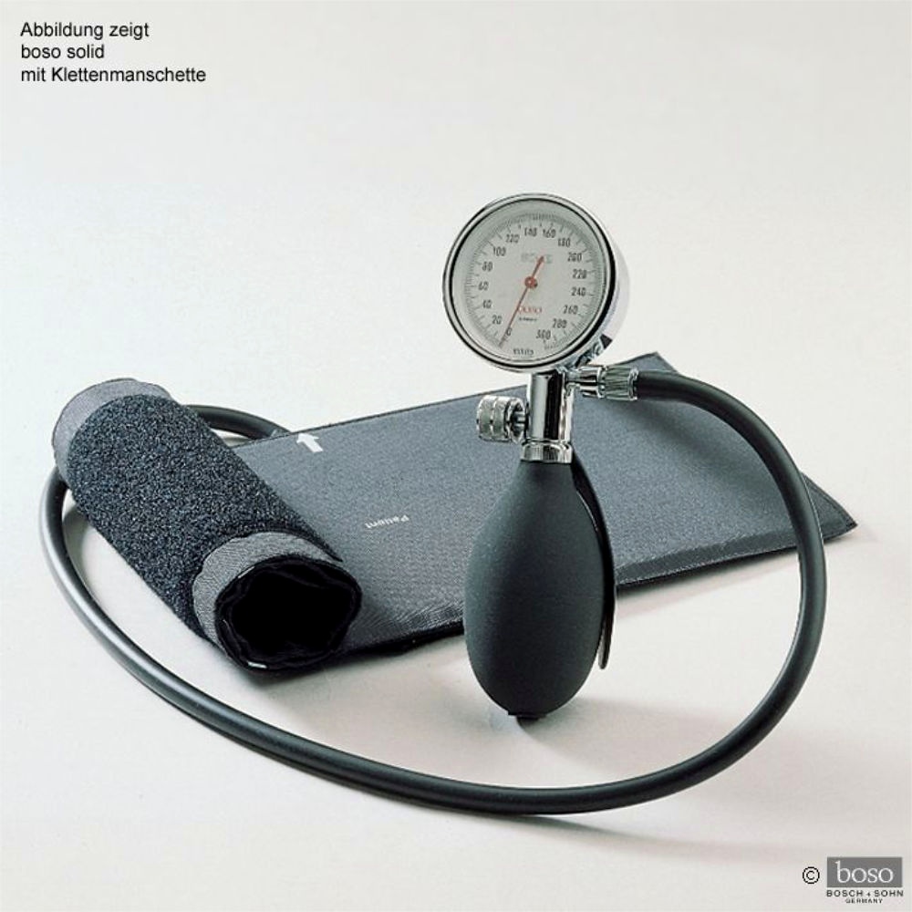 [BOS 0200250H] Boso solid Blutdruckmessgerät Ø 48 mm Mit Hakenmanschette, Einschlauch