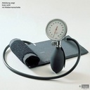 Boso solid Blutdruckmessgerät Ø 60 mm Mit Klettenmanschette, Einschlauch