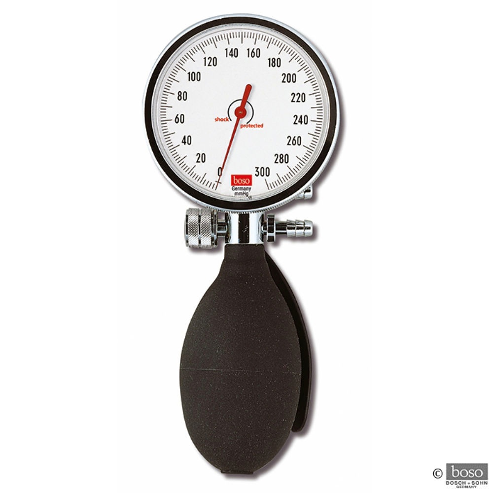 Boso roid ll Blutdruckmessgerät Ø 60 mm Mit Hakenmanschette, Doppelschlauch