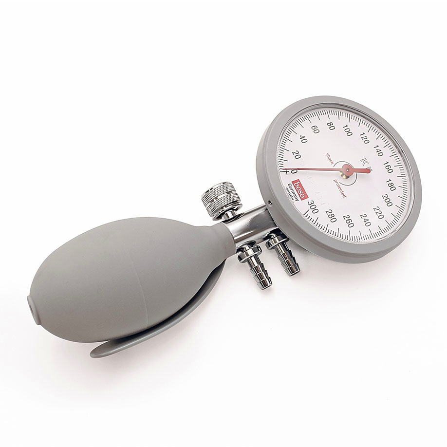 [BOS 0421000] Manometer allein, mit Ball K-Modell II Blutdruckmessgerät Ø 60 mm
