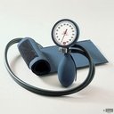 Boso clinicus II Blutdruckmessgerät blau Mit Klettenmanschette schwarz