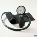 Boso clinicus II Blutdruckmessgerät Schwarz mit Klettenmanschette Ø 60 mm