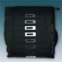 Hakenmanschette für Erwachsene (Sondermaß) schwarz, Zweischlauch