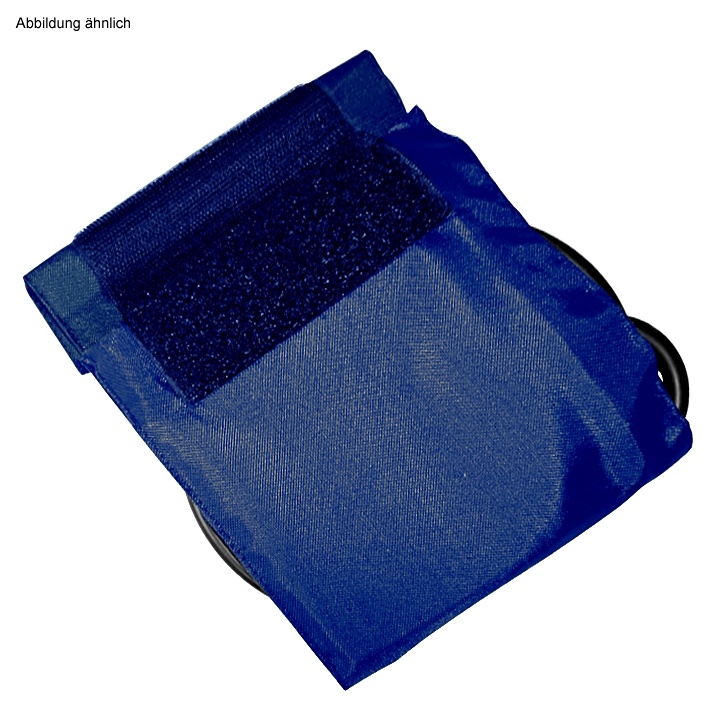 [BOS 1304250] Klettenmanschette für Erwachsene (Standard) blau, Doppelschlauch
