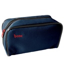 Reißverschluss-Etui Blau, groß