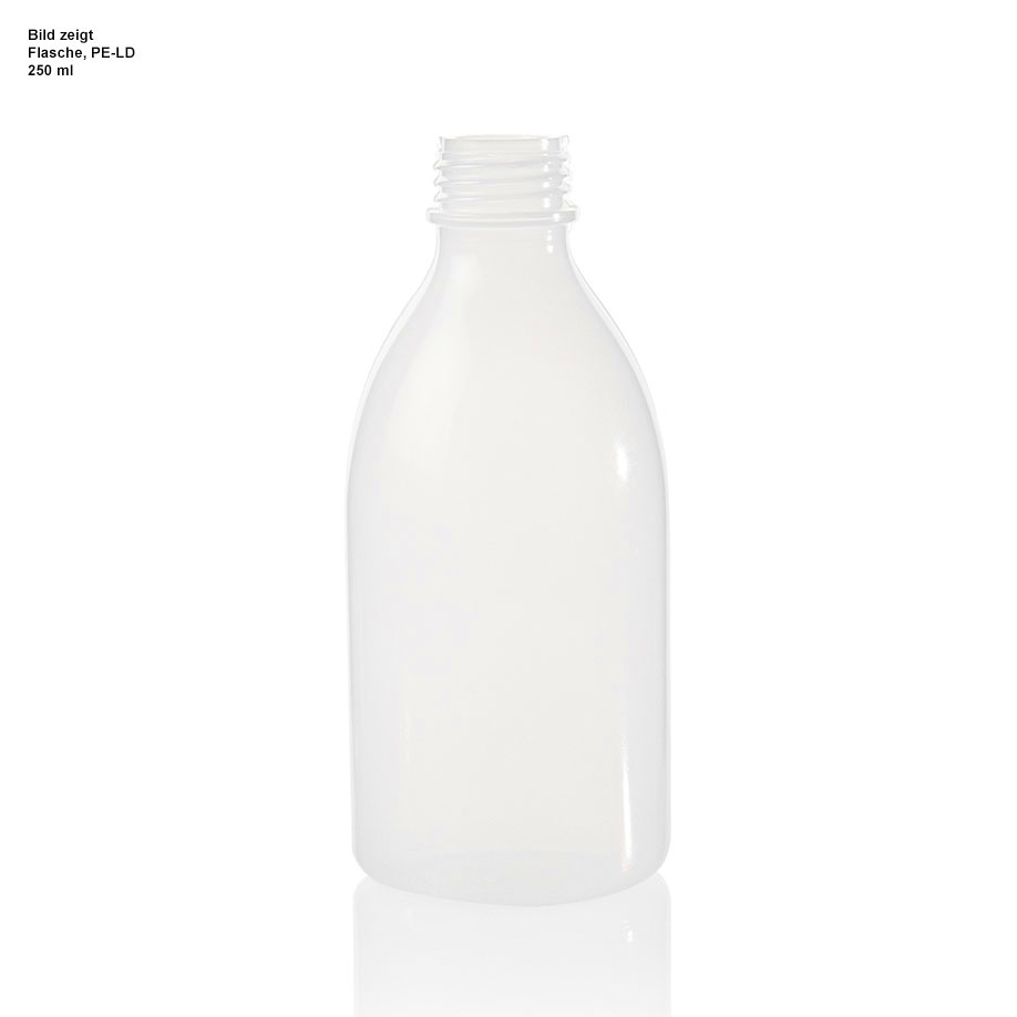 Flasche, PE-LD, 20 ml, ohne Verschluss Passend für Tropfaufsatz 129230