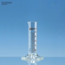 Messzylinder, SILBERBRAND-ETERNA 50 ml:2 ml, Boro 3.3, braun graduiert