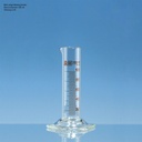 Messzylinder, SILBERBRAND-ETERNA 250 ml:5 ml, Boro 3.3, braun graduiert