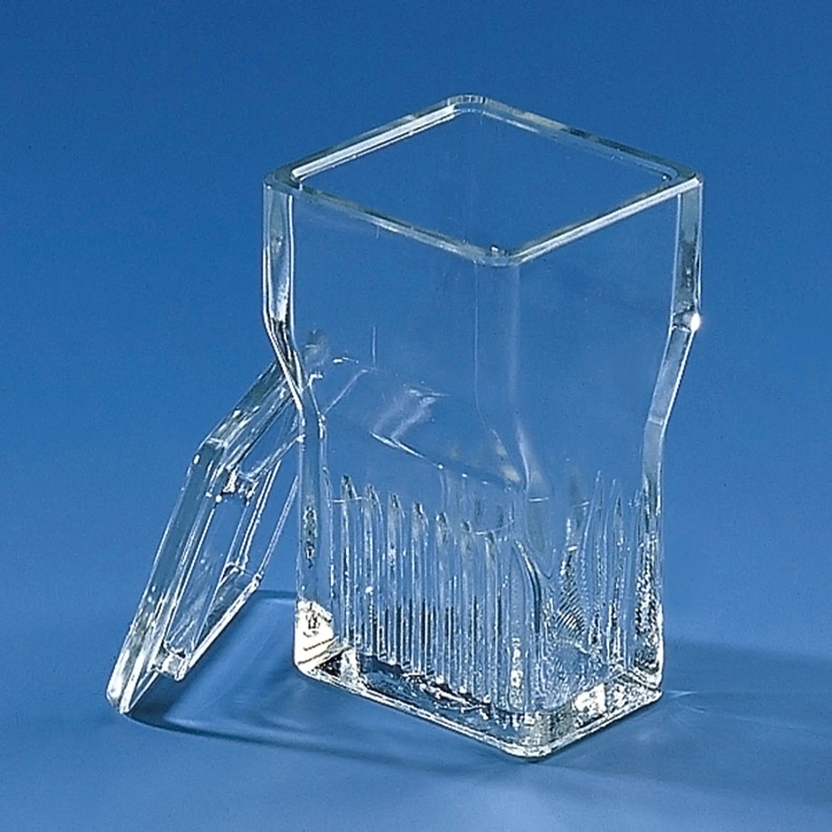 [BRA 472700] Färbetrog, Natron-Kalk-Glas Typ Hellendahl, mit Erweiterung