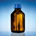 Gewindeflasche, Braunglas, 500 ml Mit Schraubkappe, PP, GL 32