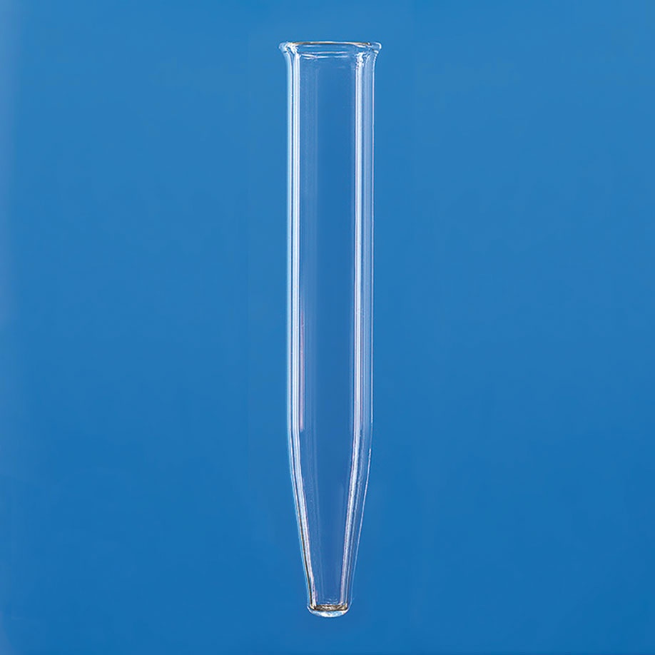 [BRA 778012] Zentrifugenröhrchen, AR-Glas, ca. 15 ml Konisch, Bördelrand, ungrad., H 113 mm