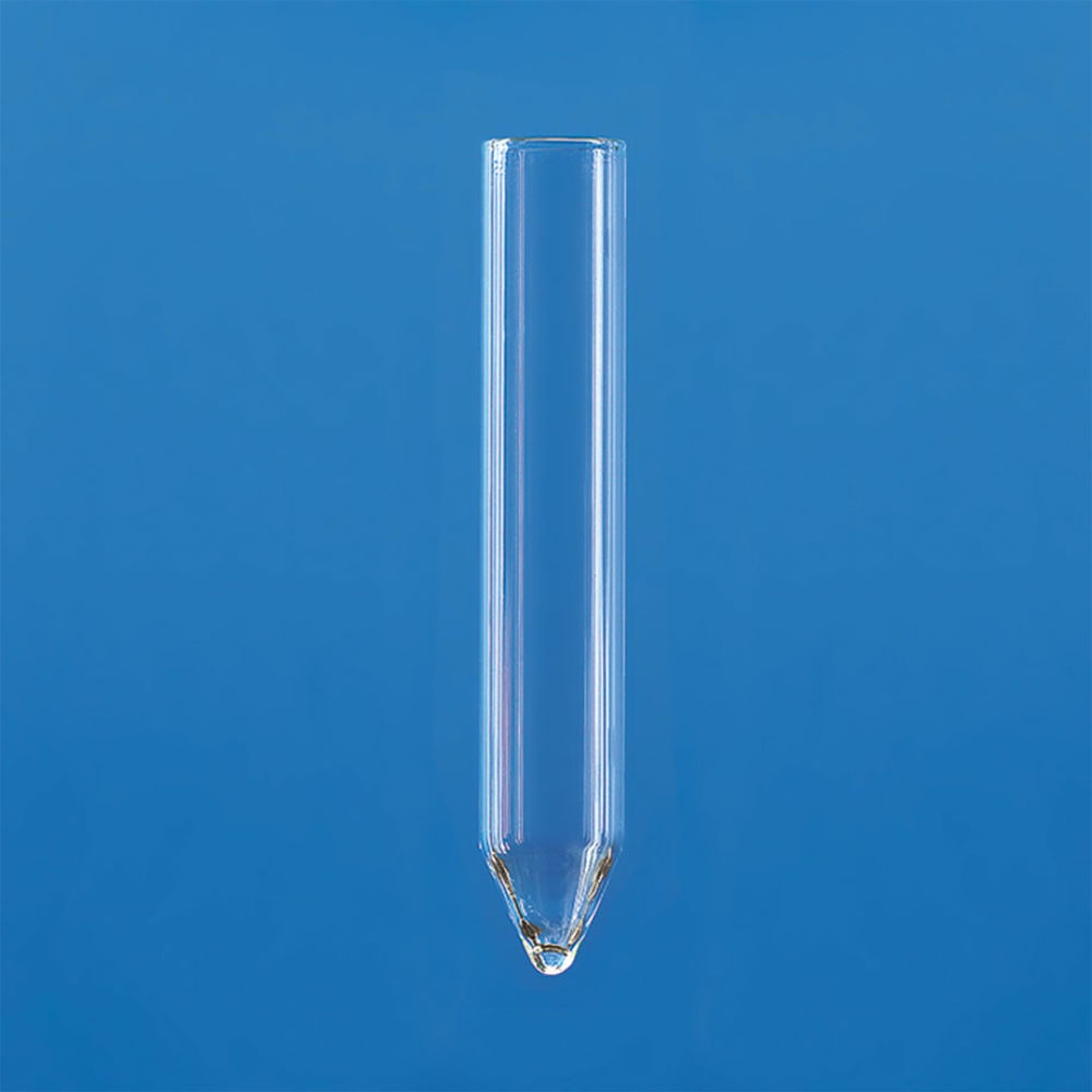 Zentrifugenröhrchen, AR-Glas, ca.11 ml Spitzkonisch, ungrad., H 98 mm