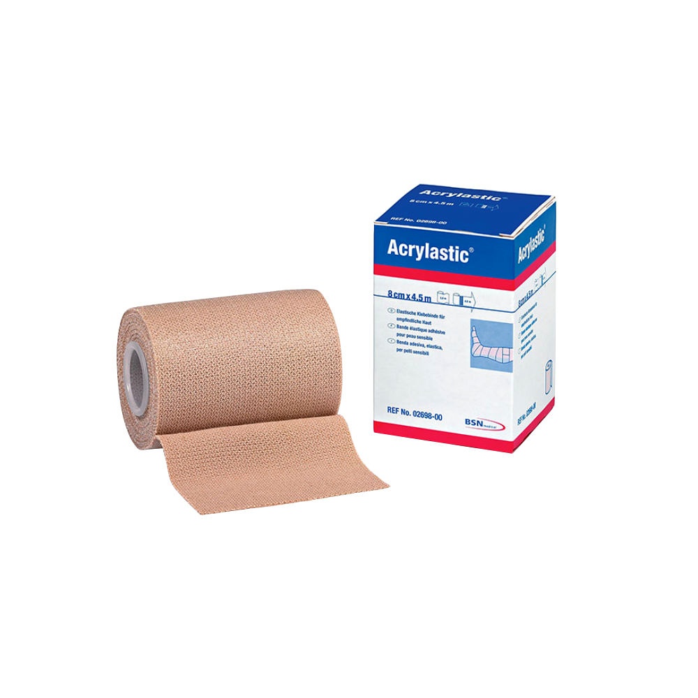 [BSN 0270100] Acrylastic Klebebinde, 2,5 m x 8 cm