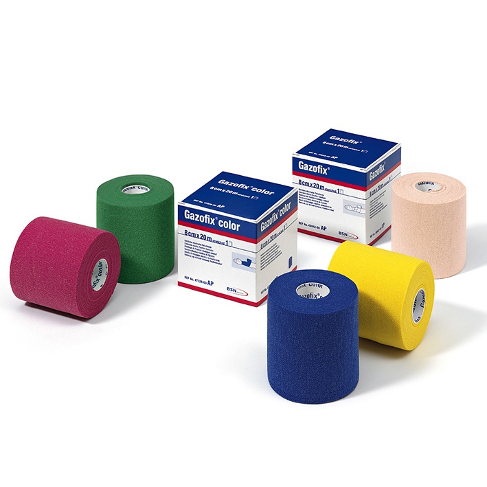 Gazofix Fixierbinde latexfrei 4 m x 4 cm, hautfarben