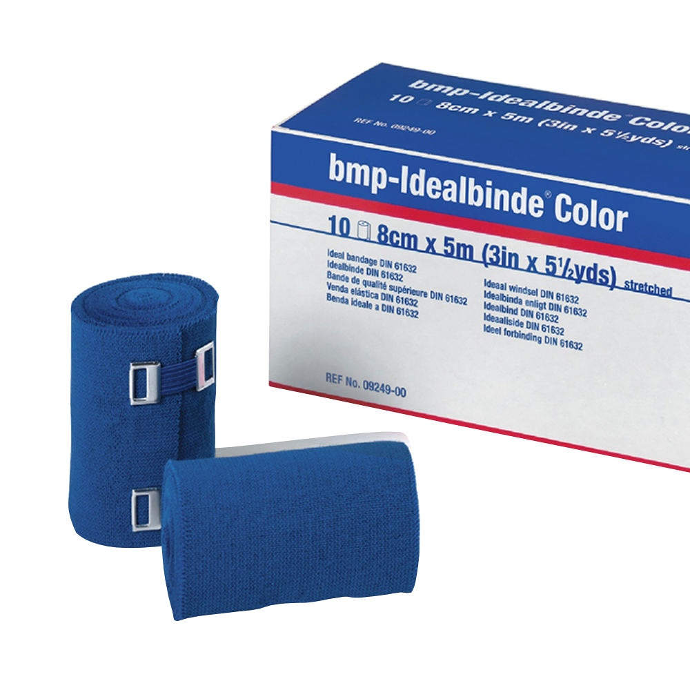 [BSN 0924800] Idealbinde Color 5 m x 6 cm, blau Lose