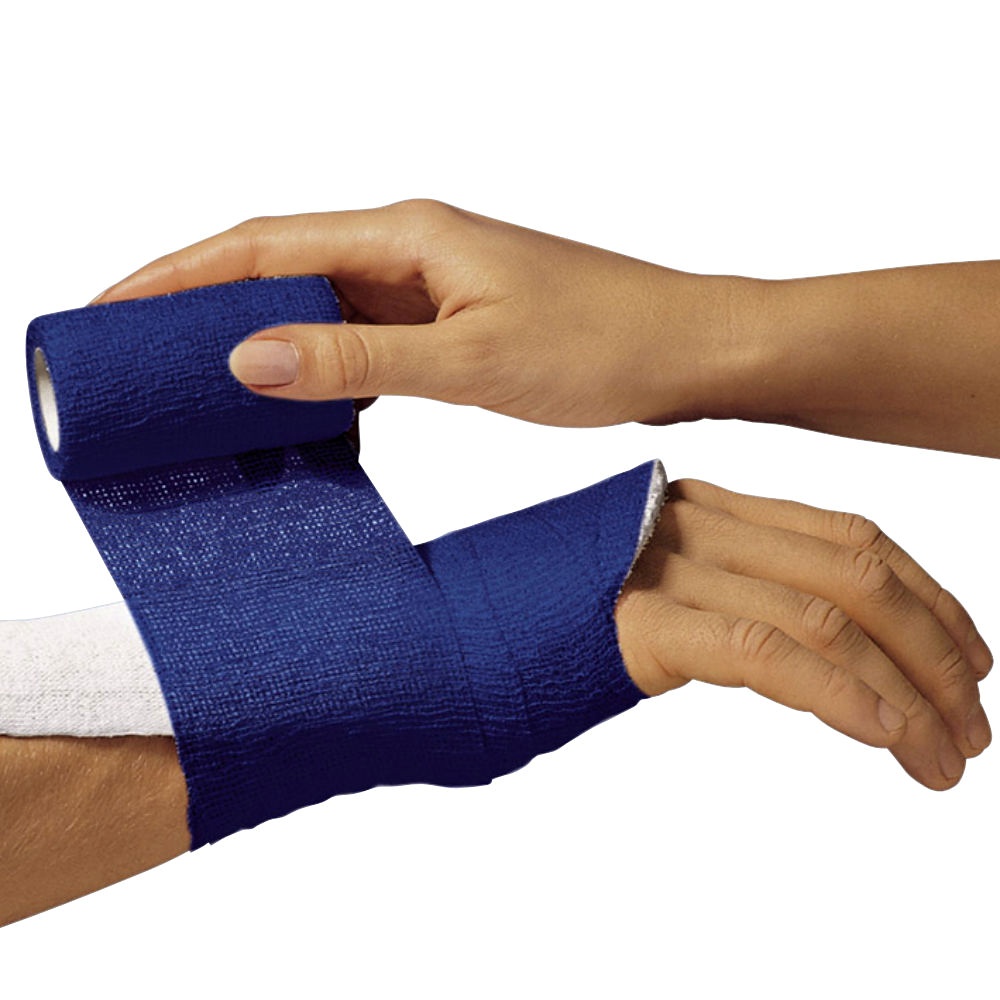 [BSN 4537200] Elastomull haft color Fixierbinde 20 m x 8 cm, blau