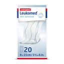 Leukomed skin sensitive steril, Vlies Wundverband 8 cm x 15 cm (20 Stck.)