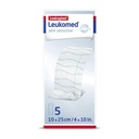 Leukomed skin sensitive steril, Vlies Wundverband 10 cm x 25 cm (5 Stck.)