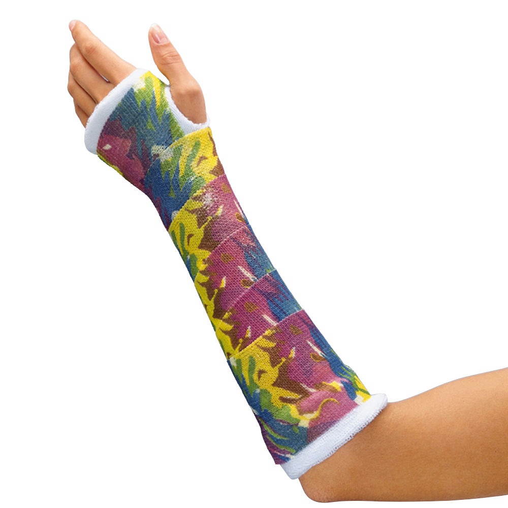 [BSN 7227307] Delta-Cast Prints Stützverband 3,6 m x 7,5 cm, Pastelprint (10 Stck.)